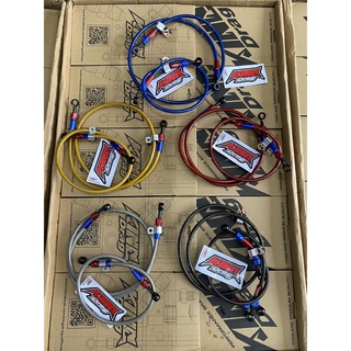 [ Mới Về ] Dây Dầu King Drag Đầu Nhôm CNC Xoay 360 Gắn Cho Mọi Dòng Xe