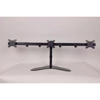 Giá treo ngang 3 màn hình máy tính lcd, led 17-24 inch, xoay màn hình 360 độ, hàng nhập khẩu mầu đen