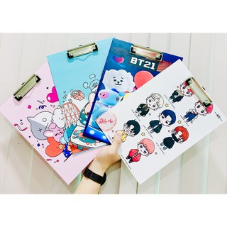 Bìa trình kí / Bìa trình ký hình ảnh BTS 21 - Kẹp giấy A4