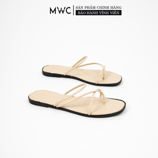 DÉP NỮ THỜI TRANG MWC - DÉP NỮ XỎ NGÓN - DÉP NỮ ĐẾ BỆT - DÉP LÊ NỮ- DÉP NỮQUAI MẢNH SIÊU XINH SIÊU HOT NUDE- 10006