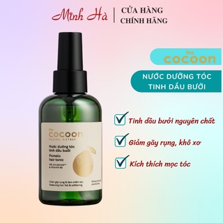 Nước dưỡng tóc tinh dầu bưởi Cocoon Pomelo Hair Tonic 140ml giảm gãy rụng