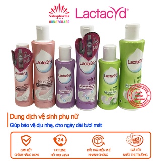 Dung dịch vệ sinh phụ nữ Lactacyd Oder Fresh - Lactacyd Pro Sensitive – Lactacyd Soft &amp; Sliky