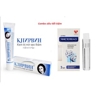 COMBO - Tẩy nốt ruồi + Kem sẹo Nga - Chính Hãng