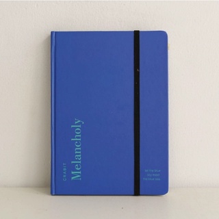 Sổ tay Crabit trơn Moodbook Collection - Melancholy Xanh dương