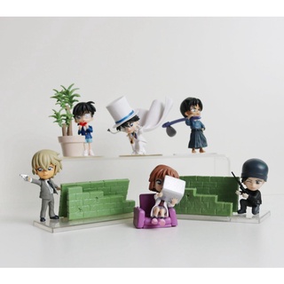 Mô hình nhân vật DETECTIVE CONAN Thám Tử Lừng Danh chibi anime xinh xắn trang trí trưng bày