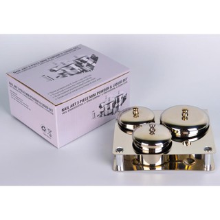 Bộ inox 3 cái đựng bột liquid