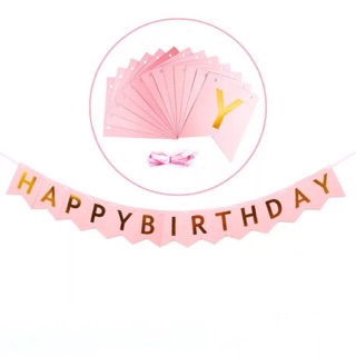 Dây chữ happy Birthday ép kim giá sỉ