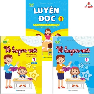 Sách - Combo luyện đọc 1, luyện viết quyển 1, quyển 2 - Theo chương trình sách giáo khoa mới Kết nối tri thức (3 cuốn)