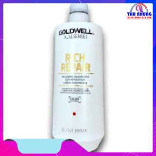 DẦU XẢ GOLDWELL RICH REPAIR DUALSENSE PHỤC HỒI TÓC SIÊU MƯỢT 1000ML