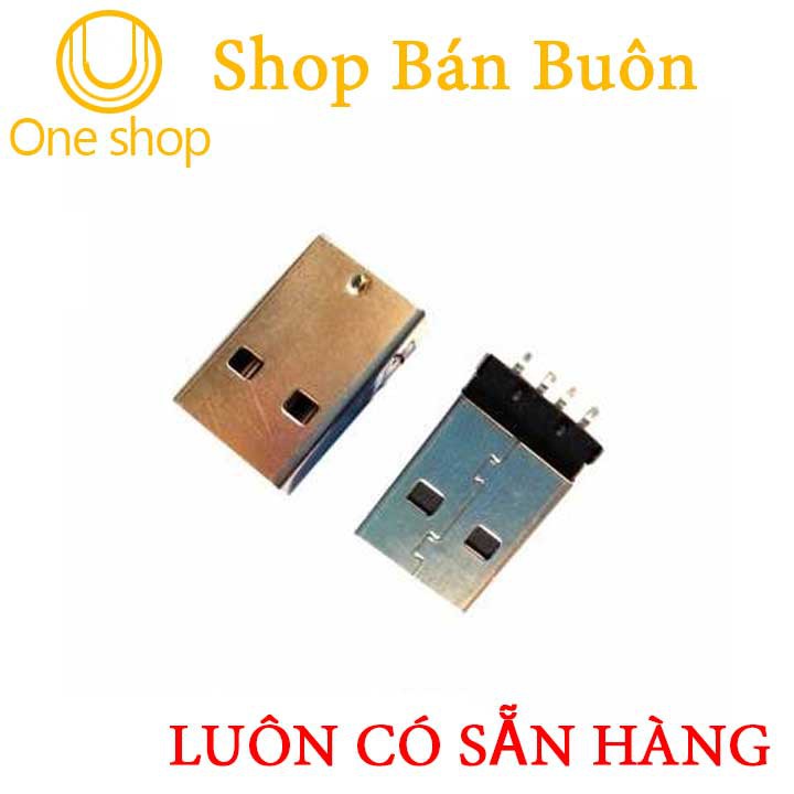 Cổng USB A Đực Chân Dán 4P V2