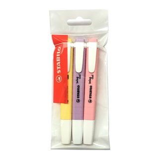 Bộ 3 Cây Bút Dạ Quang STABILO Swing Cool Pastel (HLP275)