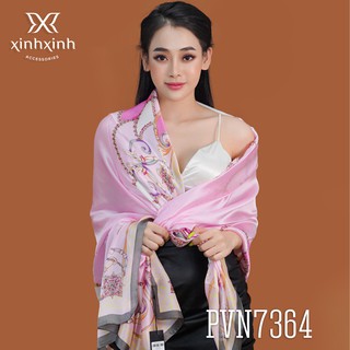 Khăn quàng cổ mùa đông màu hồng