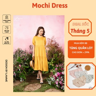 Váy bầu công sở Mochi Dress - Mẫu đầm suông cho mẹ bầu đi tiệc thiết kế bởi LAMME