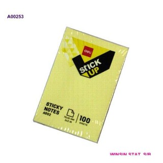 Giấy nhớ vàng 3 x 2 Deli - A00253 (xấp 100 tờ)