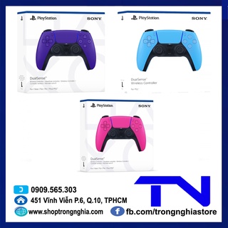 [Mã ELHAMS5 giảm 6% đơn 300K] Tay cầm PS5 dual sense màu tím/xanh/hồng - Hàng chính hãng Sony Việt Nam bảo hành 1 năm