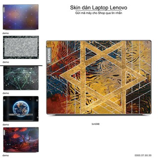 Skin dán Laptop Lenovo in hình Tấm Khiên David - lsm048 (inbox mã máy cho Shop)