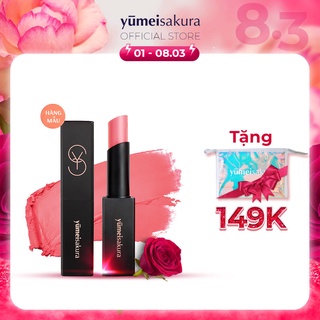[Hàng mẫu] Son Lì Mịn dưỡng môi Yumeisakura Matte Revolution màu Hồng Nude YMS10 3.5gr