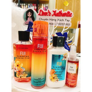 AUTH BODY MIST XỊT THƠM FIJI GEL TẮM &amp; DƯỠNG THỂ BBW USA