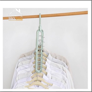 [RẺ VÔ ĐỊCH] Móc treo quần áo thông minh 9 lỗ