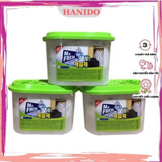 Bộ 3 Hộp hút ẩm tủ quần áo phòng ngủ khử mùi nấm mốc than hoạt tính Mr Fresh 256g