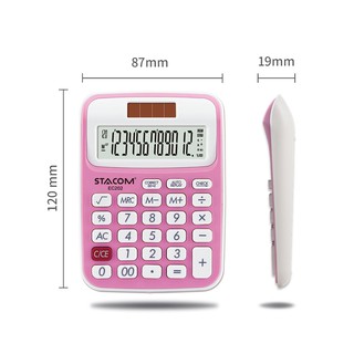 Máy tính 10 số bỏ túi nhiều màu STACOM/EC202
