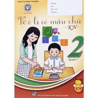 Sách - Vở ô li có mẫu chữ -KN- lớp 2 quyển 1