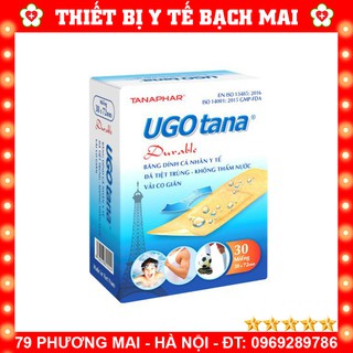Băng Dính Cá Nhân Y Tế Cỡ To 3.8x7.2cm Bảo Vệ Da [Hộp 30 cái]