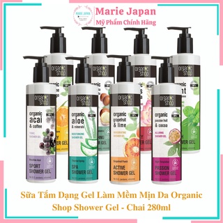 Sữa Tắm Dạng Gel Làm Mềm Mịn Da Organic Shop Shower Gel - Chai 280ml
