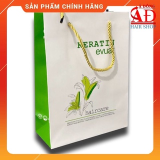TÚI GIẤY NHÃN HIỆU EVUAR ĐỰNG DẦU GỘI XẢ MỸ PHẨM