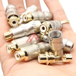 [Mã ELHACE giảm 4% đơn 300K] Jack AV âm Gold Snake loại hàn làm dây nối , ( Mẩu AV_A2) giá 01 cái
