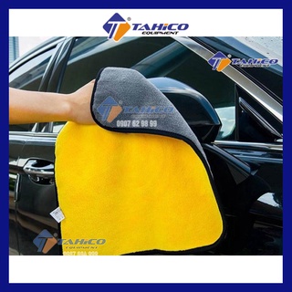 Khăn lau xe chuyên dụng 2 mặt 30x30cm - Tahico