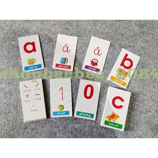 Bộ thẻ chữ cái giấy đẹp cho trẻ mầm non