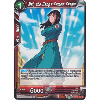 Thẻ bài Dragonball - bản tiếng Anh - Mai, the Gang's Femme Fatale / BT10-023'