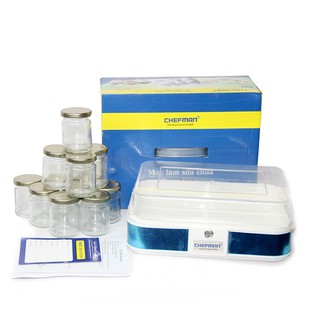 Máy Làm Sữa Chua Tự Động 12 Cốc Thủy Tinh Chefman CM-311T