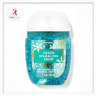 Gel rửa tay khô Bath &amp; Body Works Fresh Sparkling Snow 29ml