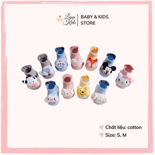 Tất vớ cao cổ hình thú cho bé trai bé gái bé sơ sinh - LunaKids [Ảnh thật]