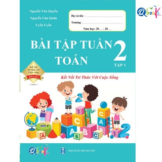 Sách Bài Tập Tuần Toán 2 Kết Nối Tri Thức Với Cuộc Sống Tập 1 (1 cuốn)