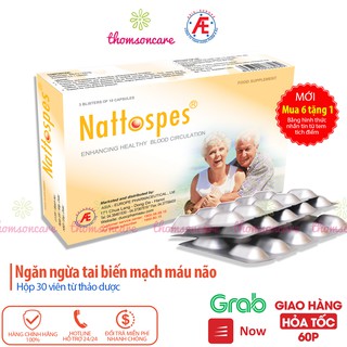 Nattospes Hỗ trợ hoạt huyết dưỡng não - Khuyến mãi mới - Mua 6 tặng 1 bằng tem tích điểm