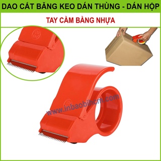Dao cắt băng keo NHỰA dùng để dán thùng, dán hộp, bản 5cm, Inbaobi.HCM