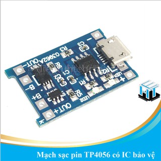 Mạch sạc pin TP4056 có IC bảo vệ