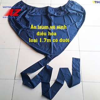 Áo trùm vệ sinh điều hòa CLC loại 1.8m có đuôi (Dùng cho máy treo tường)