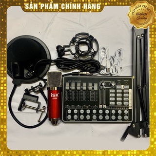 [Mã ELHACE giảm 4% đơn 300K] Chọn Bộ thu âm Mic ISK AT850 mới nhất-Sound card H9 bảo hành 1 năm