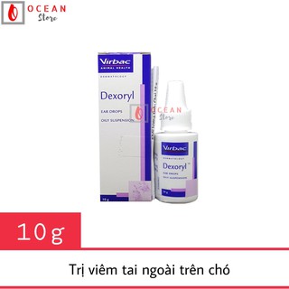 Thuốc điều trị viêm tai cho chó mèo - Virbac Dexoryl 10ml