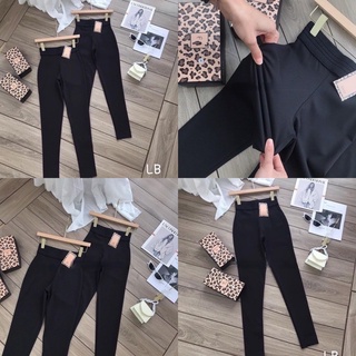 Quần legging đen dài kèm hộp GC beo