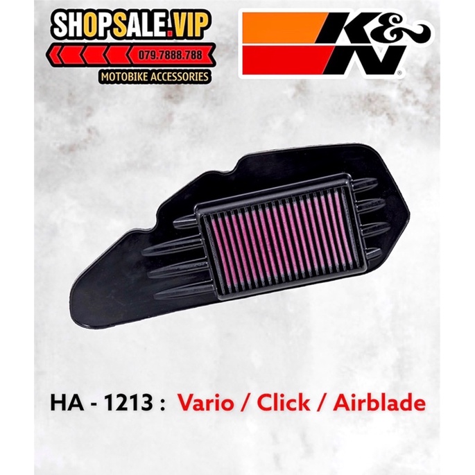 Lọc gió K&N Cho Vario/Click
