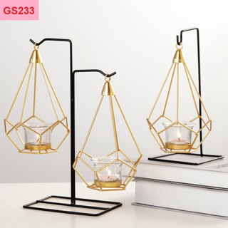 Giá Kệ Bằng Kim Loại Để Nến Thơm , Tinh Dầu GS233