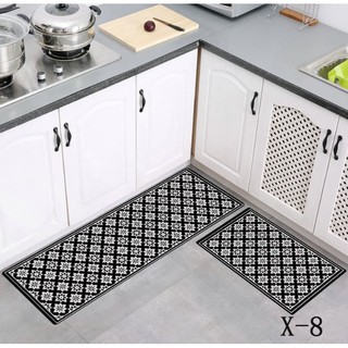 Thảm bếp hoa trắng (size 50*80 và 50*160)