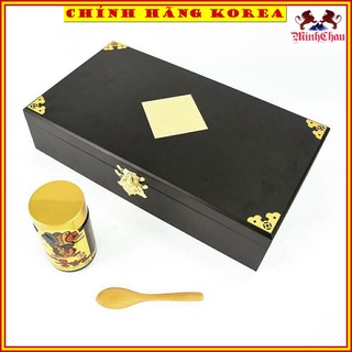 Cao Hồng Sâm 6 Năm Hộp Gỗ Đen 4 Lọ Hàn Quốc, minhchau