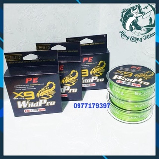 [Chất Lượng] Dây dù PE Siêu Bền Câu Cá Dù x9 wild pro 150m Dây Câu Chất Lượng  Dây Dù Câu Cá
