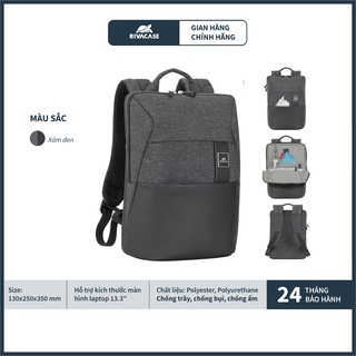 Balo Laptop Rivacase 8825 13.3 inch Chất Liệu Polyurethane , Polyester - Hàng Chính Hãng